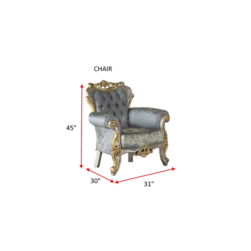 Osimenz 4 - Piece Living Room Set Luxury Sofa Set