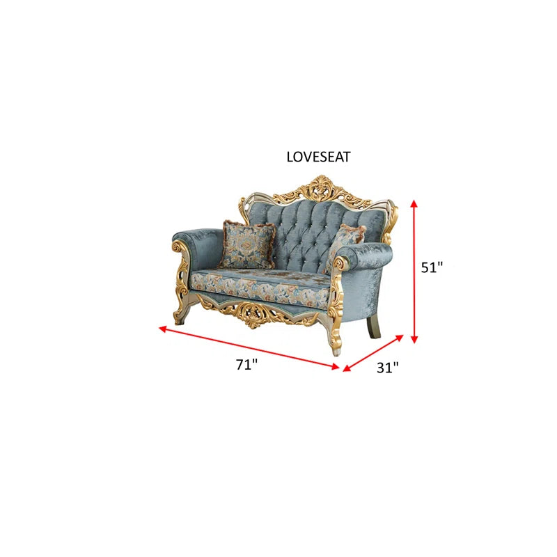 Osimenz 4 - Piece Living Room Set Luxury Sofa Set