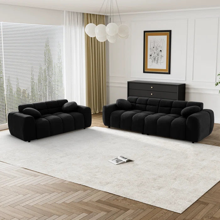 Oumyz 2 - Piece Living Room Set Luxury Sofa Set