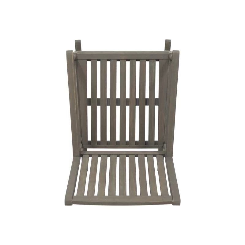 Shelborn Outdoor Mccomb Rocking Solid Wood Chair - Wooden Bazar