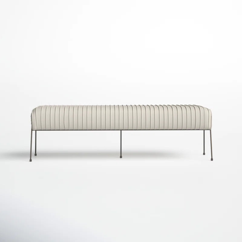 Akil Velvet Upholstered Bench - Wooden Bazar