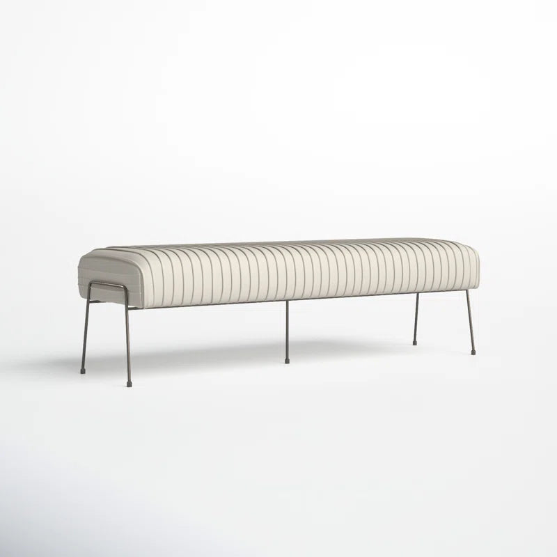 Akil Velvet Upholstered Bench - Wooden Bazar