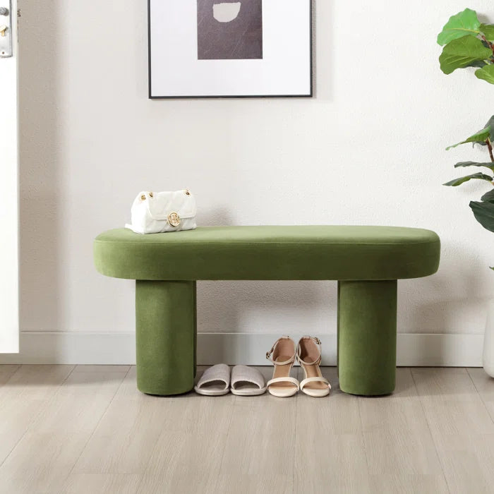 Manglis  Upholstered Bench For Modern Living - Wooden bazar