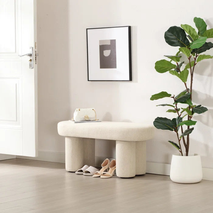 Manglis  Upholstered Bench For Modern Living - Wooden bazar