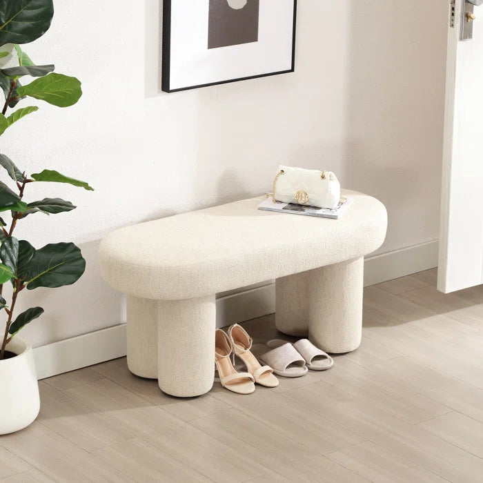 Manglis  Upholstered Bench For Modern Living - Wooden bazar