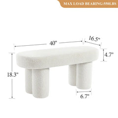 Manglis  Upholstered Bench For Modern Living - Wooden bazar