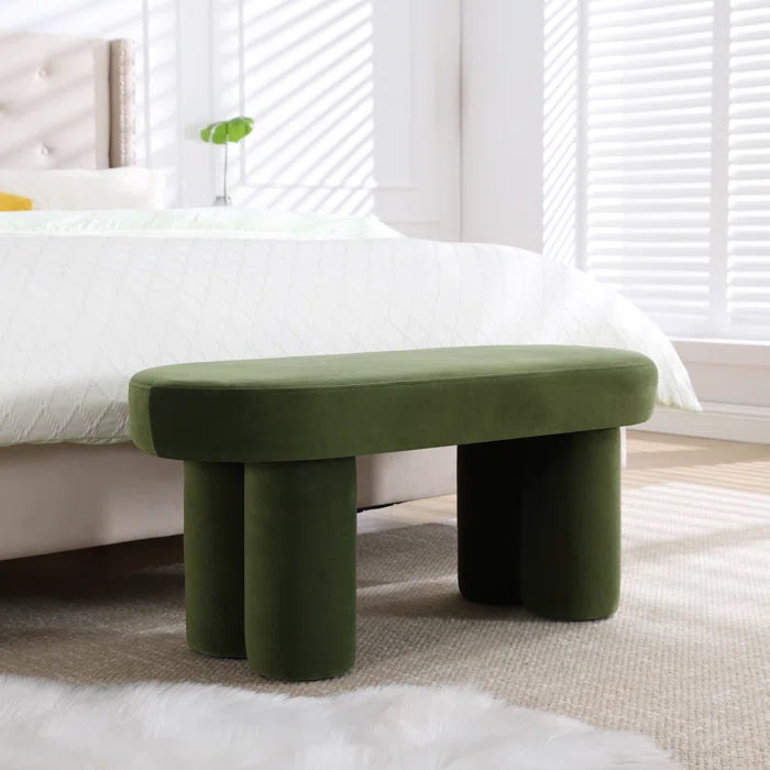Manglis  Upholstered Bench For Modern Living - Wooden bazar