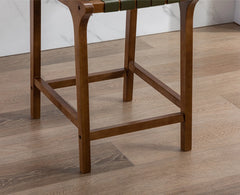 Pangitas Swivel Solid Wood Counter and bar Stool (Set of 2)