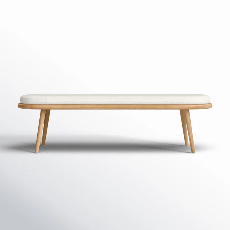 Kalisterate Upholstered Bench For Modern Living - Wooden bazar