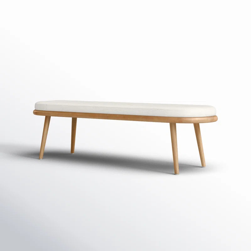 Kalisterate Upholstered Bench For Modern Living - Wooden bazar