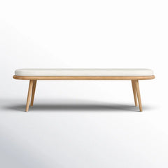 Kalisterate Upholstered Bench For Modern Living - Wooden bazar