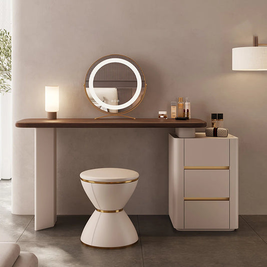 Peasley Vanity dressing table with mirror, light and stool