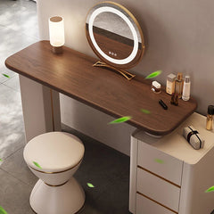 Peasley Vanity dressing table with mirror, light and stool