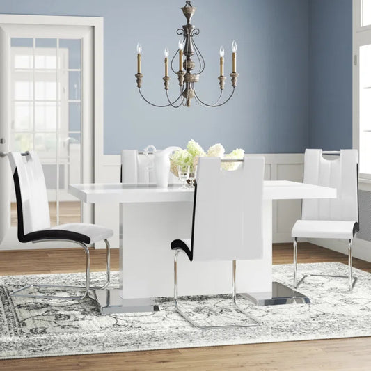 Sadler New 4 Seater Pedestal Dining Set | Online Furniture