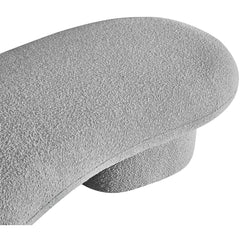 Simmy Polyester Blend Upholstered Bench - Wooden Bazar