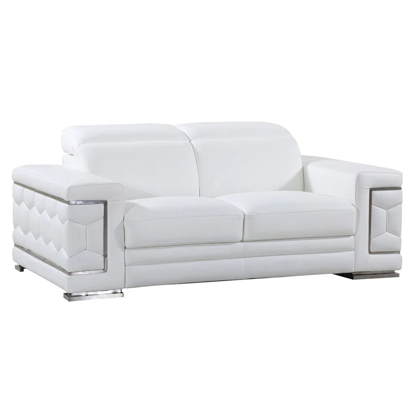 Porphyriosz Leather Living Room Set Luxury Sofa Set