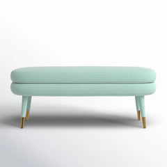 Pilon Polyester Upholstered Bench - Wooden bazar