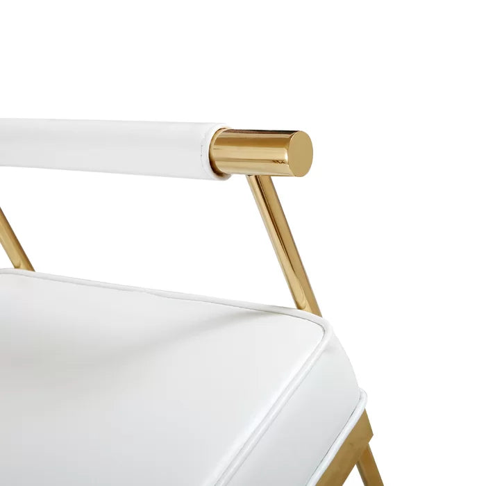 Chahet Faux Leather Upholstered Bench - Wooden Bazar