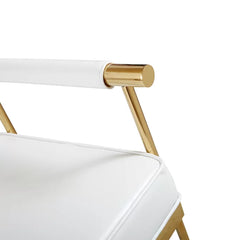 Chahet Faux Leather Upholstered Bench - Wooden Bazar