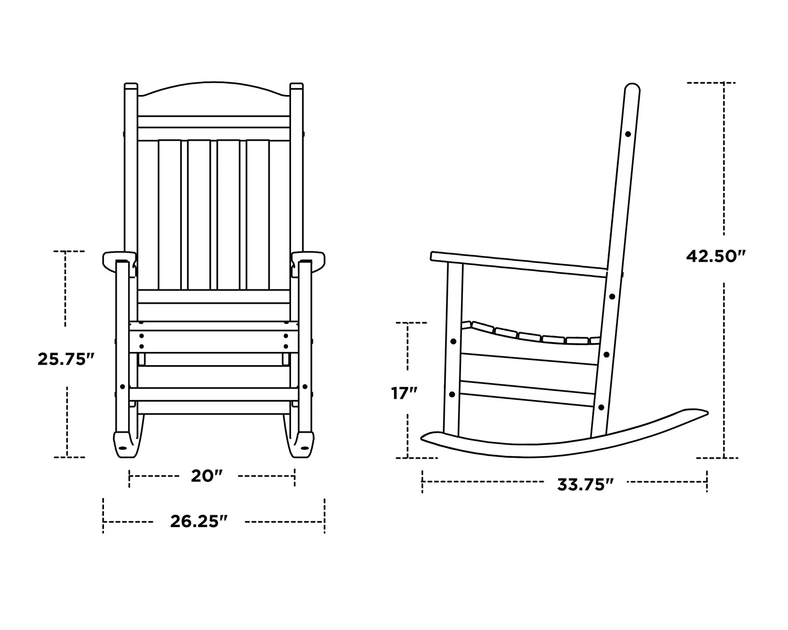 Satyarah Presidential Rocking Chair - Wooden Bazar