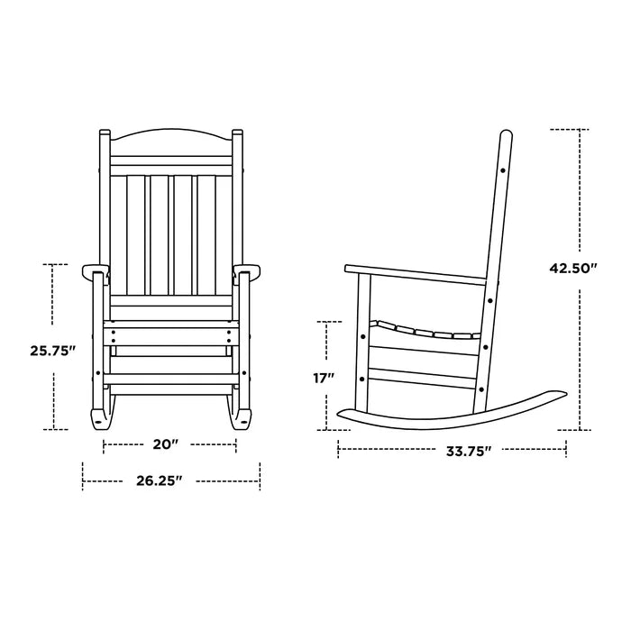 Satyarah Presidential Rocking Chair - Wooden Bazar