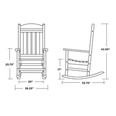 Satyarah Presidential Rocking Chair - Wooden Bazar