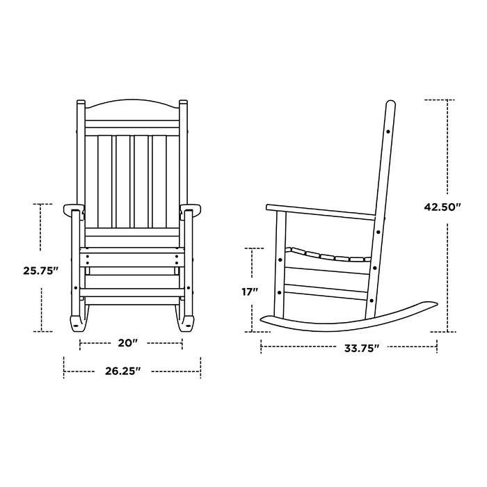 Satyarah Presidential Rocking Chair - Wooden Bazar