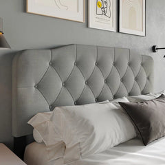 Nipunz Upholstered Headboard - Wooden bazar