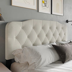 Nipunz Upholstered Headboard - Wooden bazar