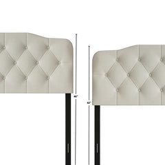 Nipunz Upholstered Headboard - Wooden bazar