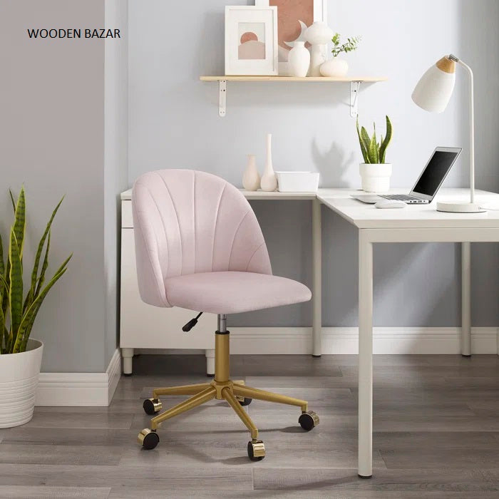 Ramonne Adjustable Height Upholstered Task Chair - Wooden Bazar