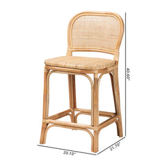 Rattans Swivel Bogard Bar and Counter Stool