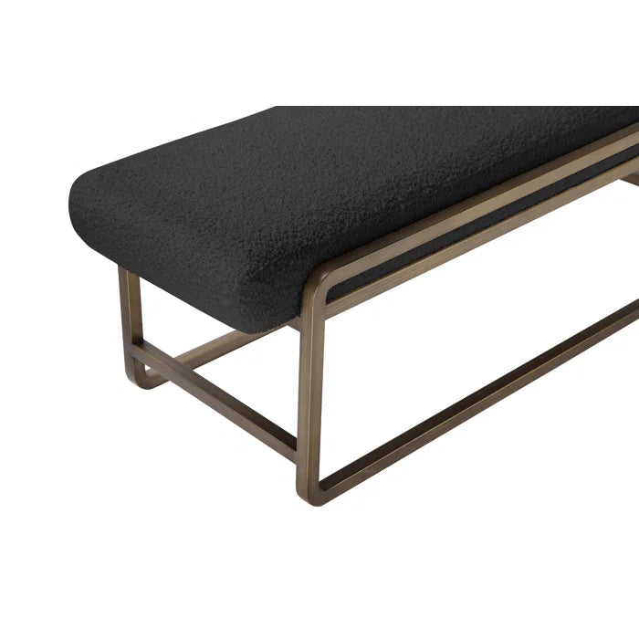 Shantanus Boucle Bench - Wooden Bazar