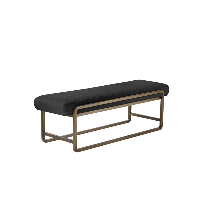 Shantanus Boucle Bench - Wooden Bazar