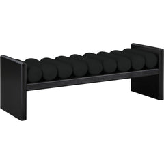 Newra Boucle Wood Bench - Wooden Bazar