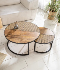 Nesting Table - Wooden Bazar