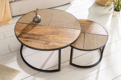 Nesting Table - Wooden Bazar