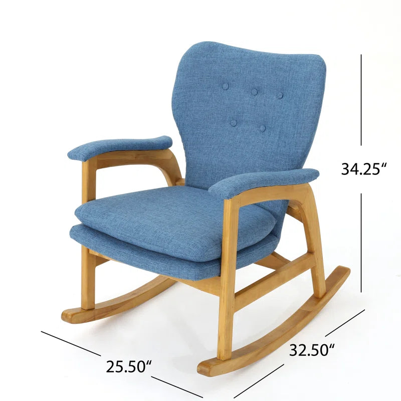 Zerpp Rocking Chair Modernite Living Furniture - Wooden Bazar