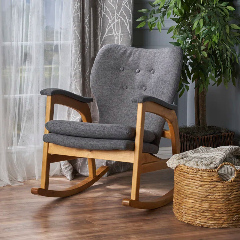 Zerpp Rocking Chair Modernite Living Furniture - Wooden Bazar