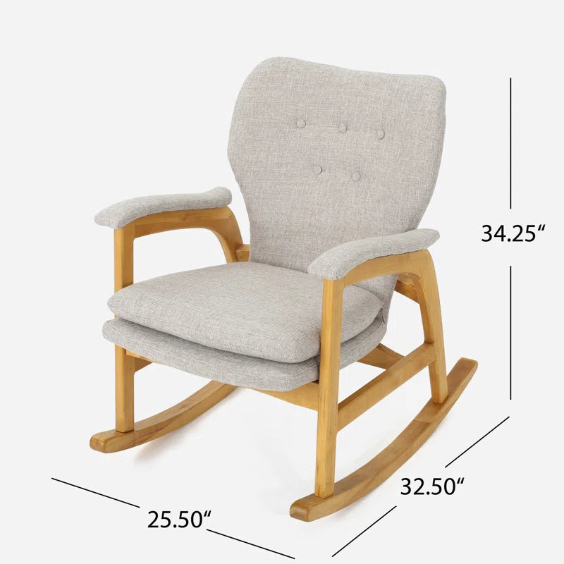 Zerpp Rocking Chair Modernite Living Furniture - Wooden Bazar