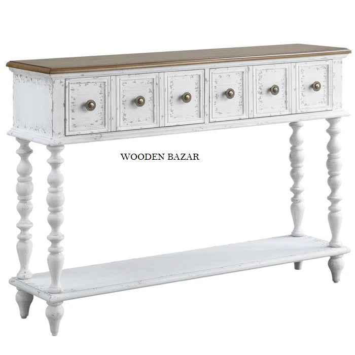 Rojan 48.09" Solid Wood Console Table - Wooden Bazar