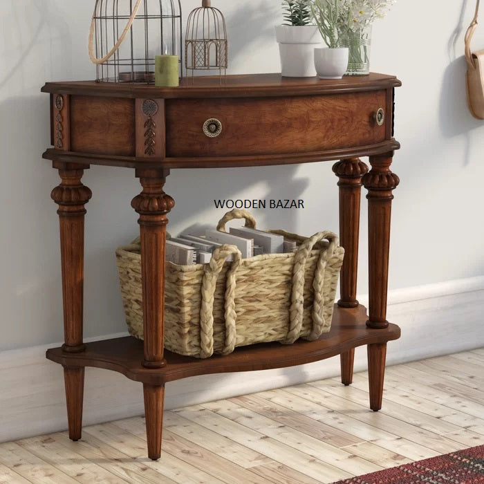 Roloff 34'' Console Table Wooden Bazar