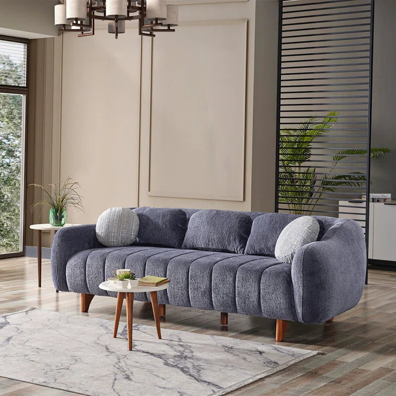 Romaz Luxe Chenille 3-Piece Sofa Set Luxury Sofa Set