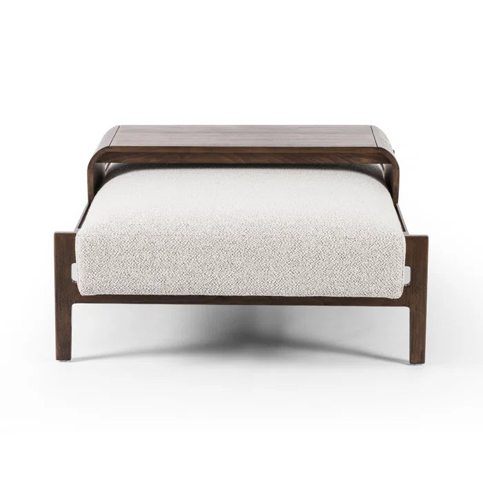 Mazextered Polyester Blend Upholstered Bench - Wooden Bazar