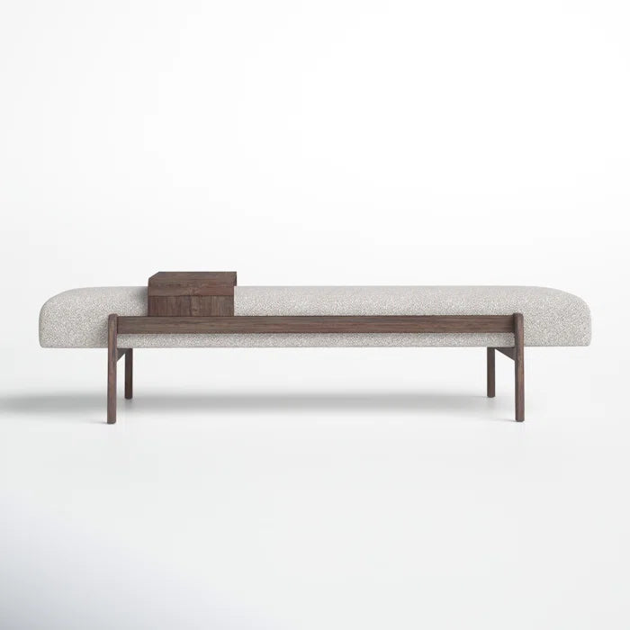 Basker Upholstered Bench - Wooden Bazar