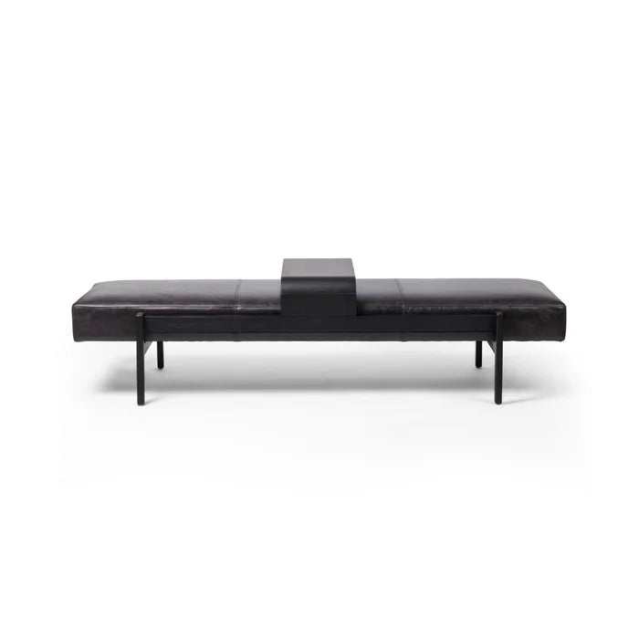 Basker Upholstered Bench - Wooden Bazar