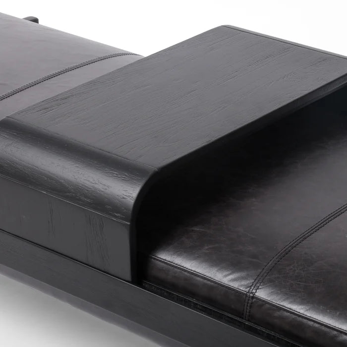 Basker Upholstered Bench - Wooden Bazar