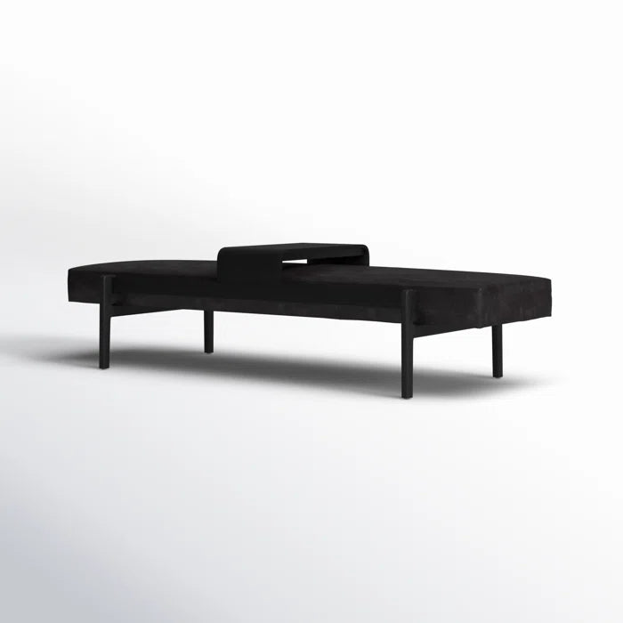 Basker Upholstered Bench - Wooden Bazar