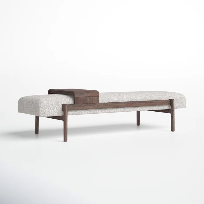 Basker Upholstered Bench - Wooden Bazar