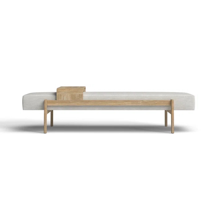 Basker Upholstered Bench - Wooden Bazar
